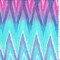 Fuchsia/Turquoise/Sea Green Flamestitch Crepon Fabric By the Yard